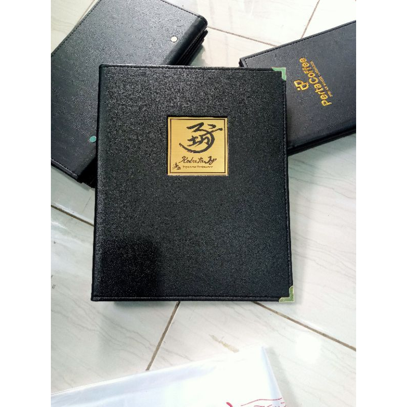 

Cover buku menu cafe logo di laser a4