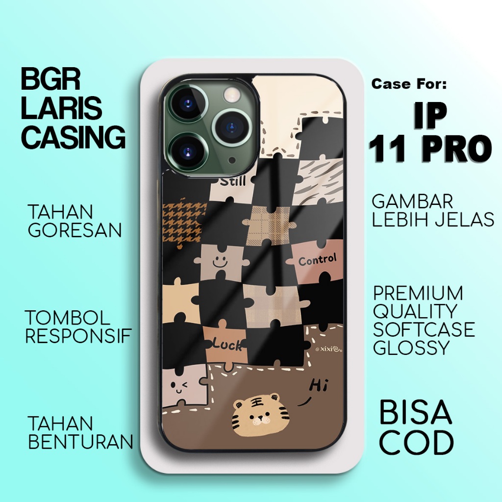Case IP 11 Pro Terbaru - IP 11 Pro Motif Cute03 - Hardcase Premium Glossy - Softcase Hp IP - Casing 