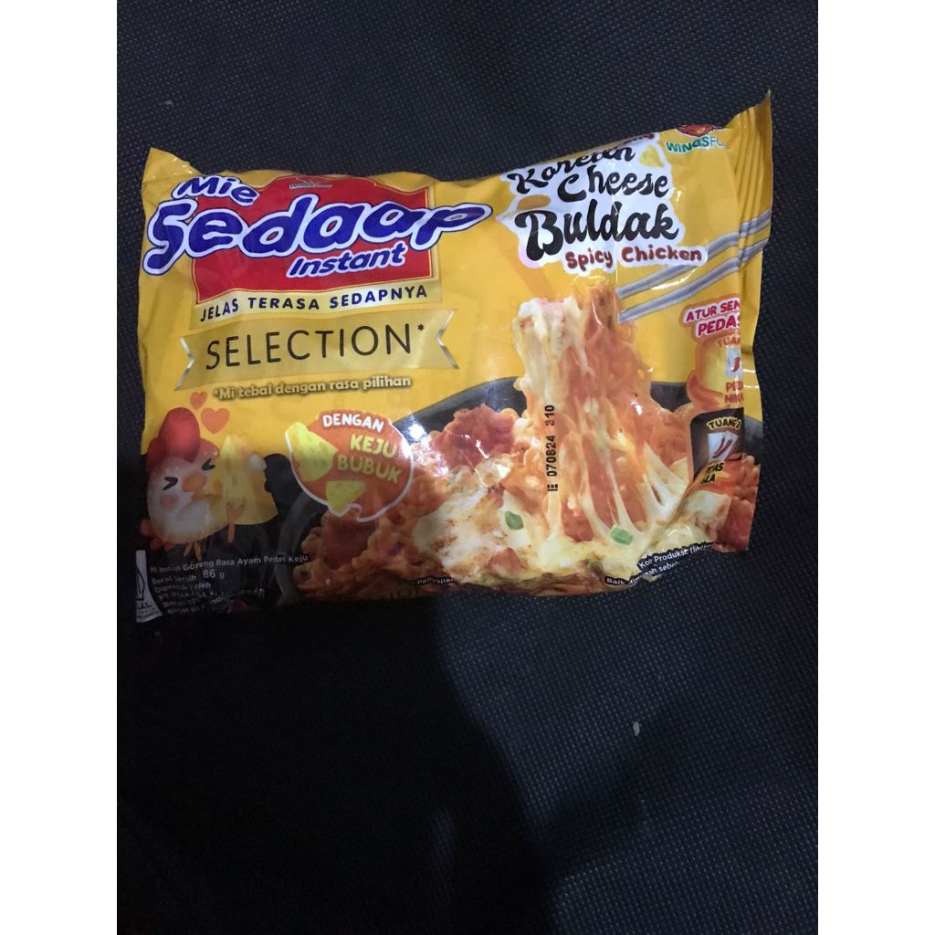 

Mie sedaap selection - Korean Cheese Buldak Spicy Chicken