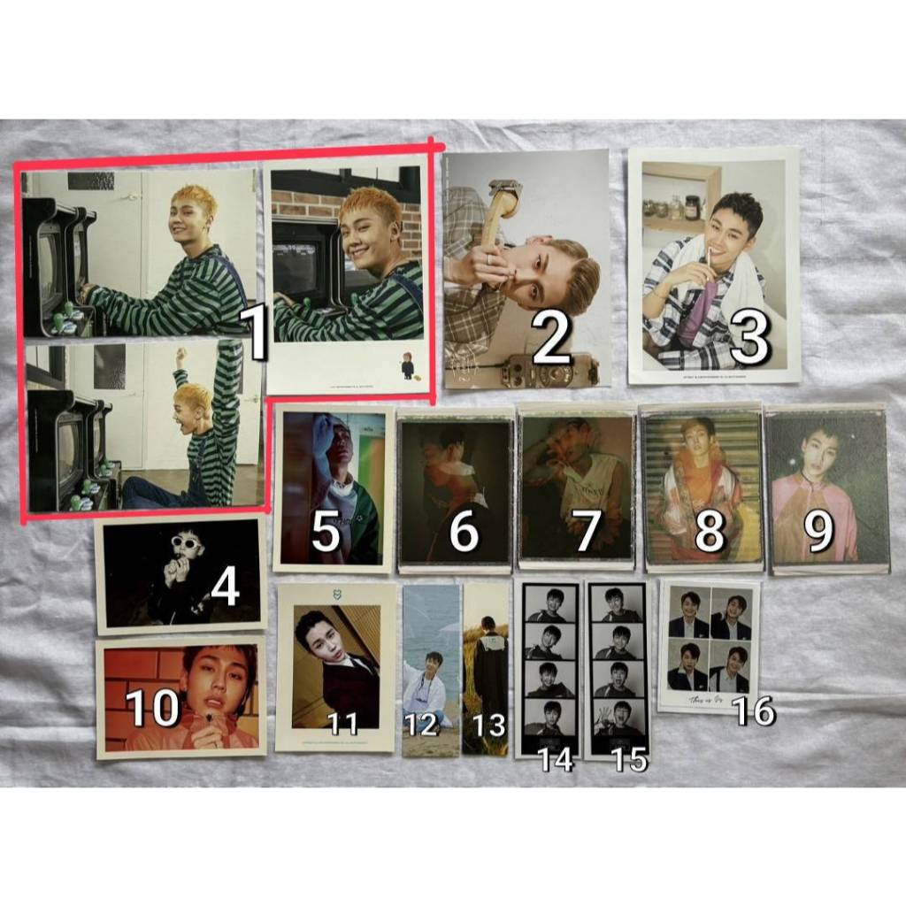BTOB Ilhoon Official Postcard Bookmark Album KIT SG