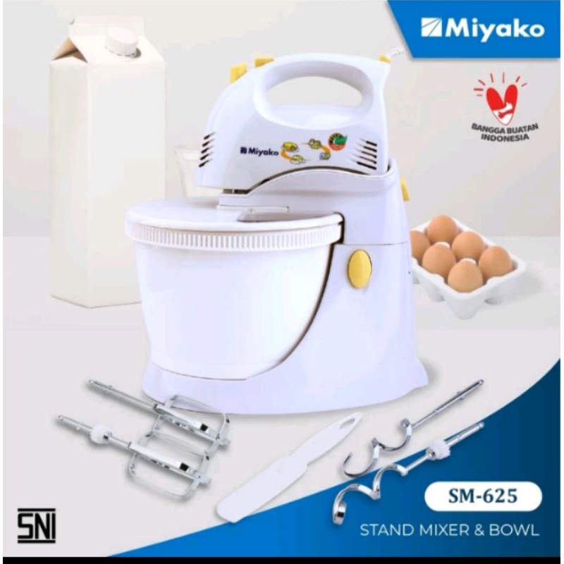 Miyako Stand Mixer Kue SM 625 / Miyako Mixer Berdiri  SM 625 / Mixer Adonan Kue Miyako SM 625