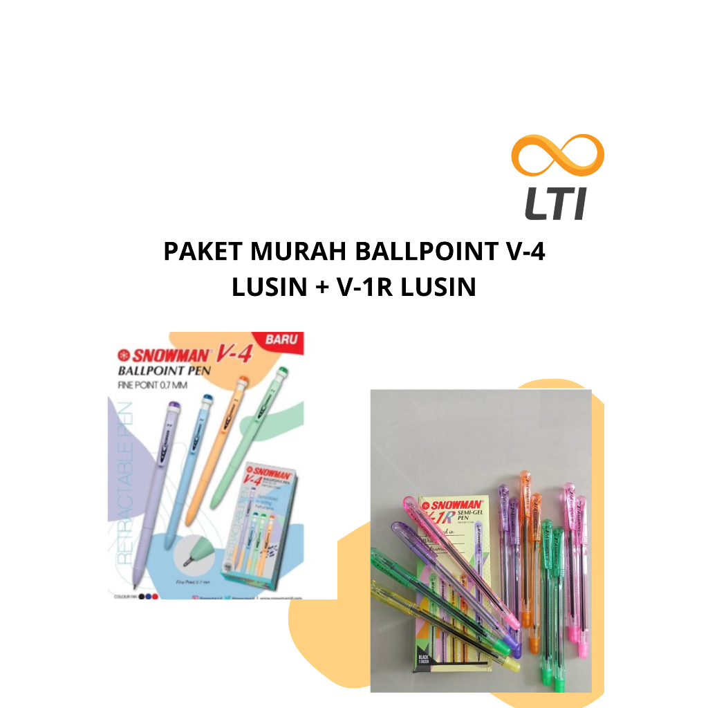 

PAKET MURAH BALLPOINT V-4 LUSIN + V-1R LUSIN
