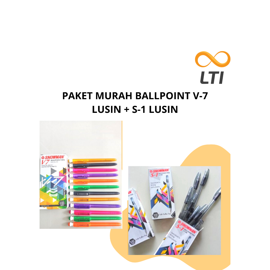 

PAKET MURAH BALLPOINT V-7 LUSIN + S-1 LUSIN