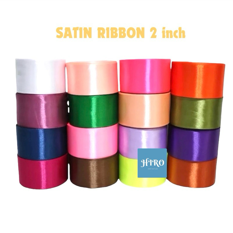 

Pita Satin 2inch 5cm 25Yd roll