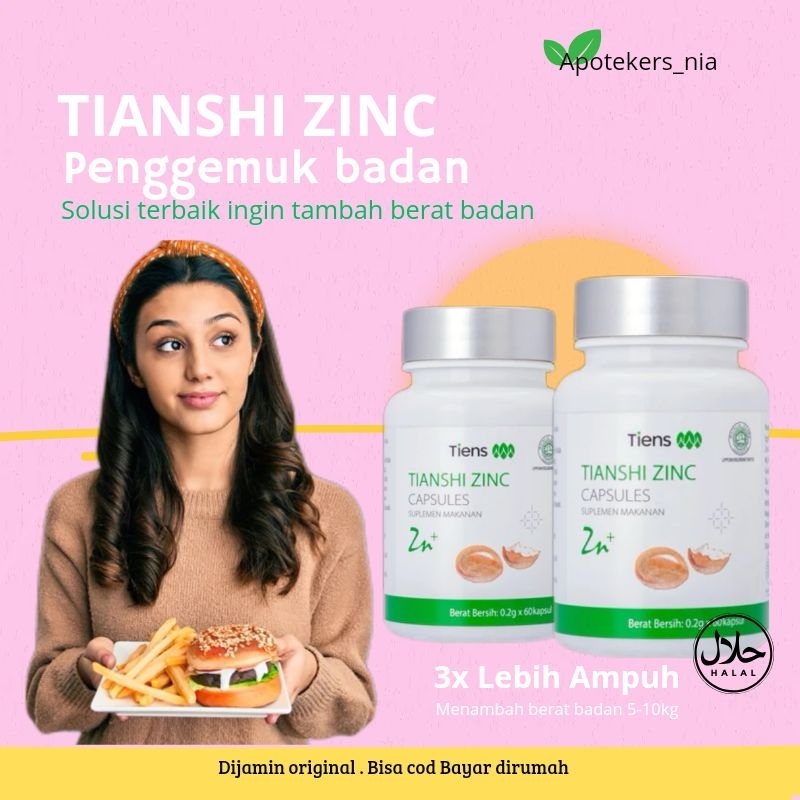 ZINC PENGGEMUK BADAN TIENS ORIGINAL