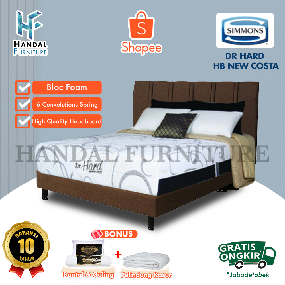 Simmons Set Kasur Spring Bed Dr. Hard