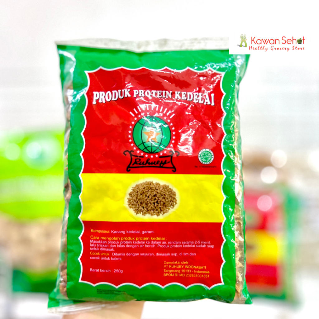 Ruhuey Protein Kedelai Cincang 250gr