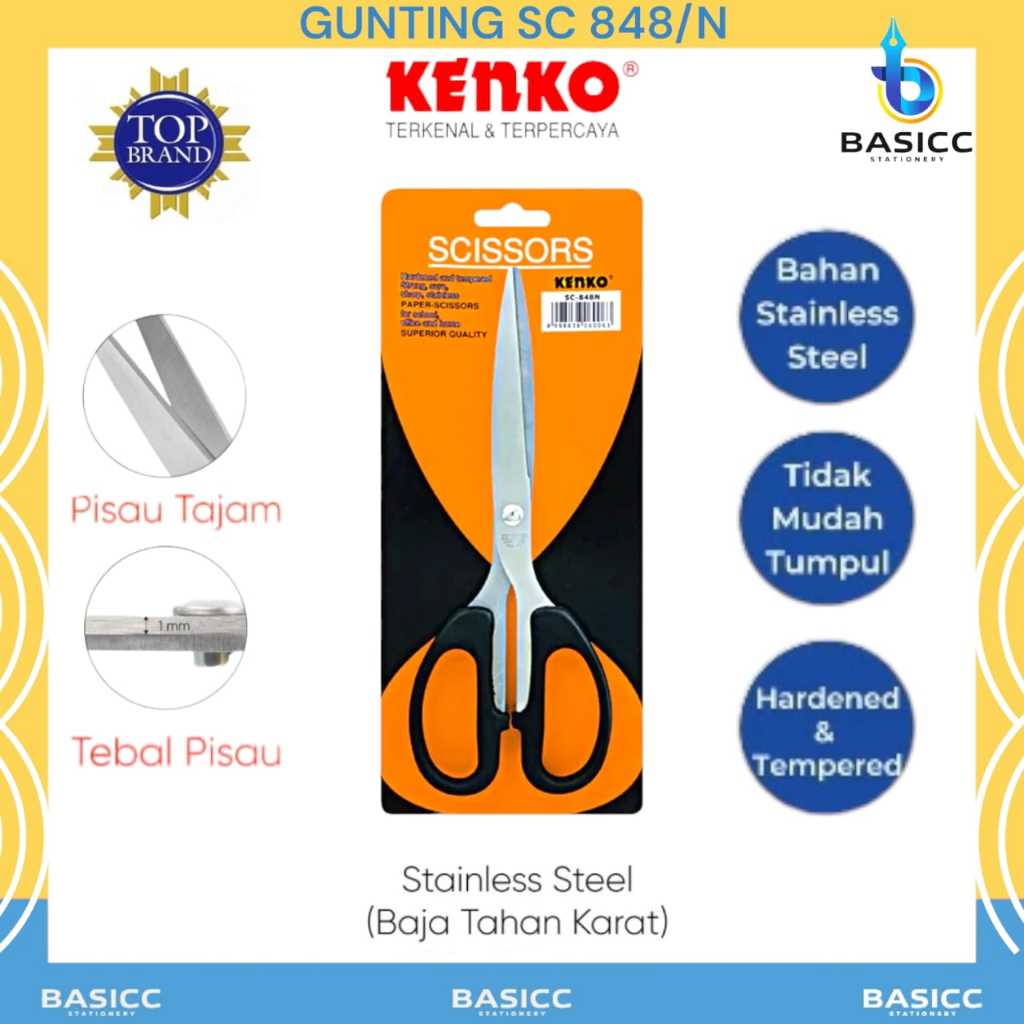 

Kenko Scissor / Gunting Besar SC-848 N | @1Pcs