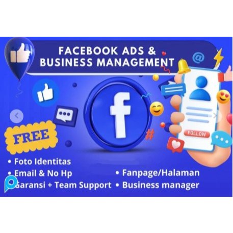 Akun FB + BM Business Manager Facebook Untuk Iklan FB ADS dan IG Kualitas Terbaik