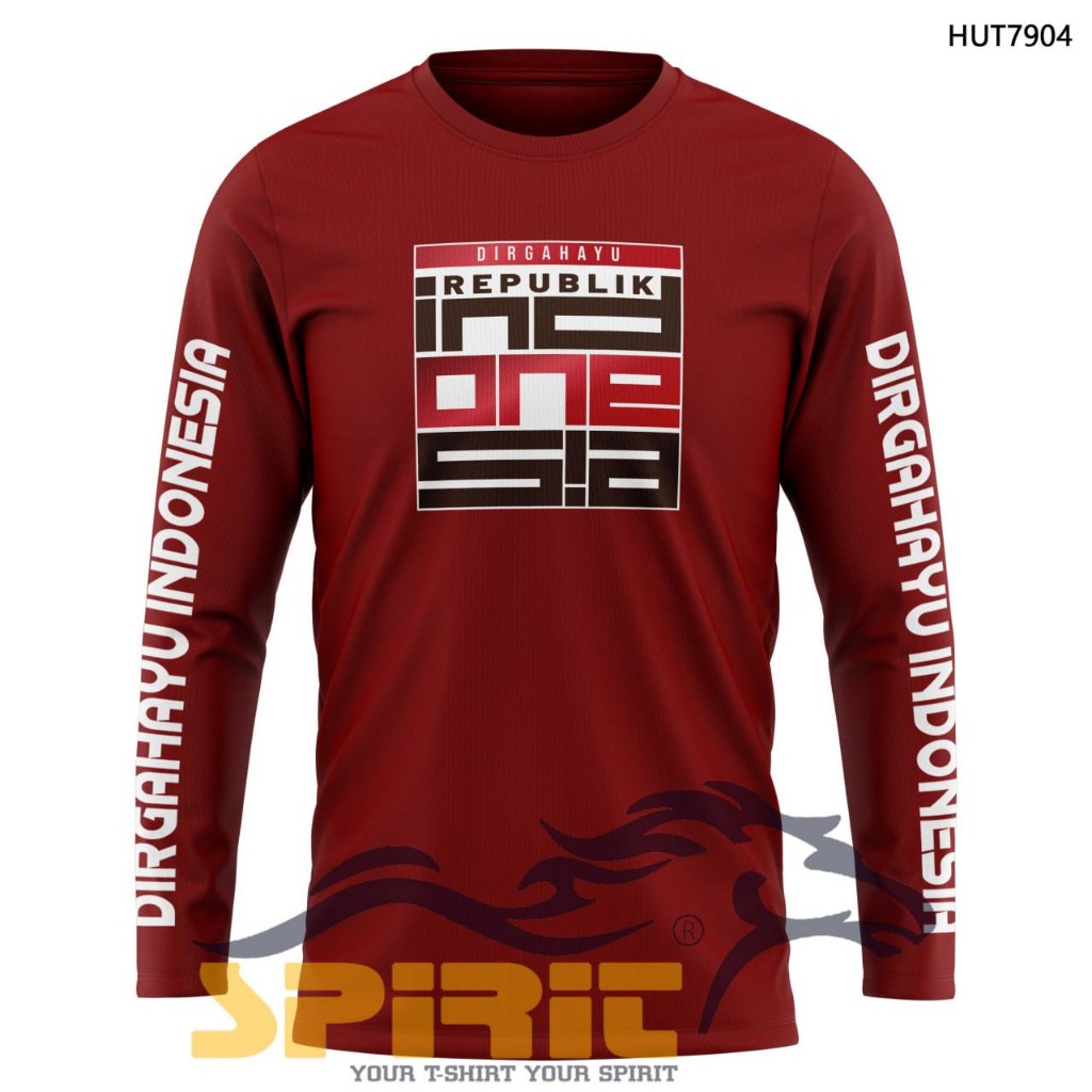 BAJU 17 AGUSTUS KAOS HUT RI 79 BAJU KAOS ACARA 17 AGUSTUS KAOS DISTRO 17 AGUSTUS LENGAN PANJANG