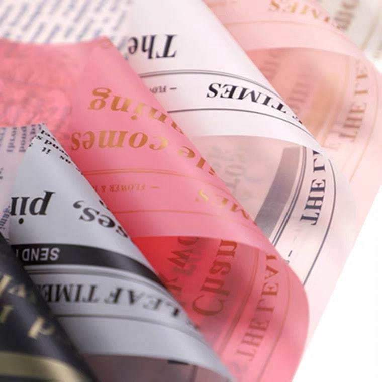 

Kertas buket bunga Cellophane Motif Koran KB6041