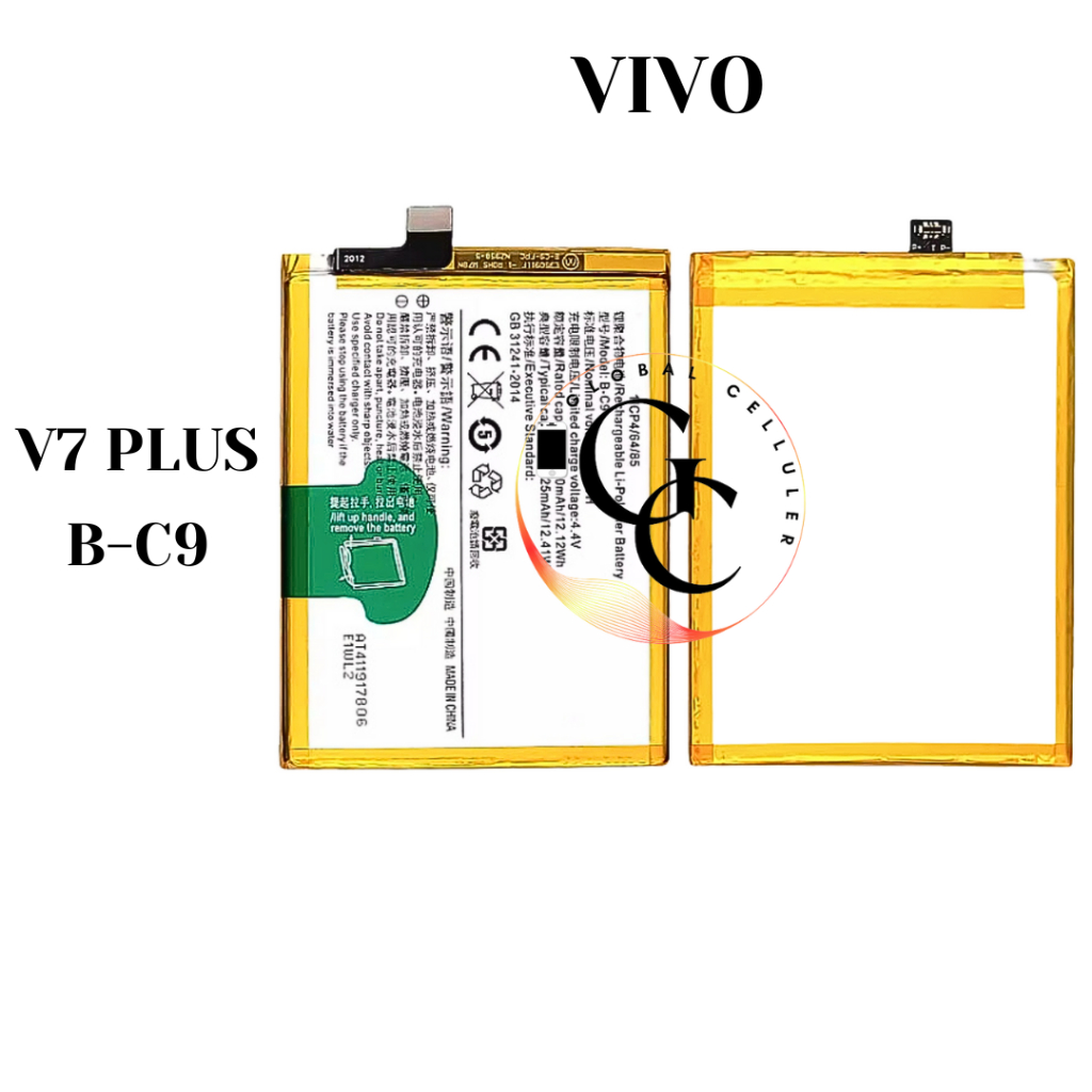 Baterai Vivo V7 Plus V7+ B-C9Original (Batre Batrai Battery)