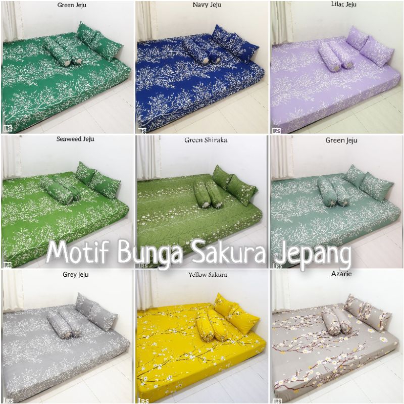 SPREI HOMEMADE MOTIF BUNGA SAKURA JEPANG/JEJU/TERATAI/DAUN/DEWASA