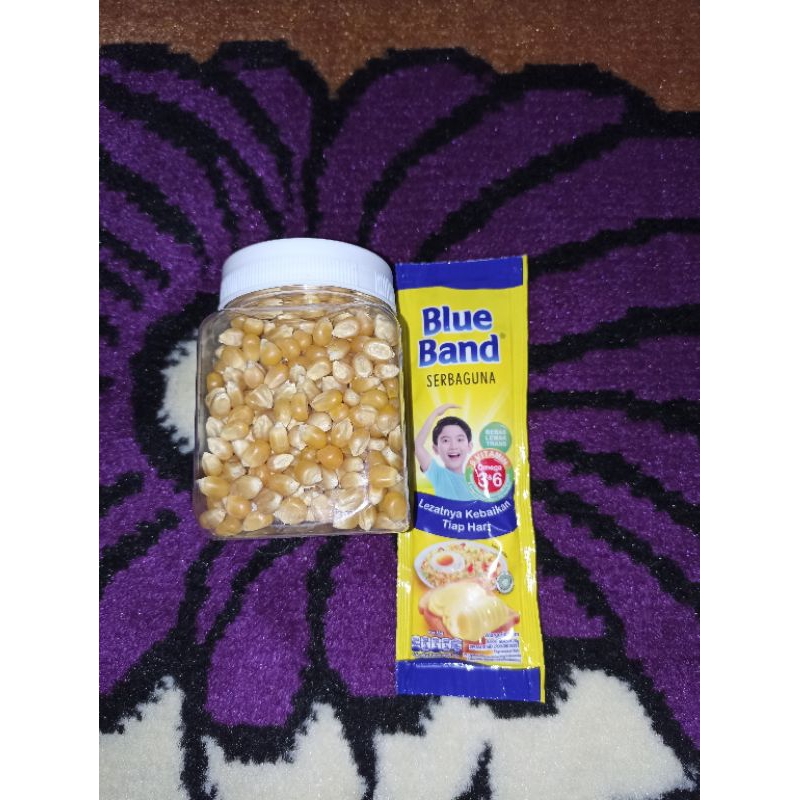 

POPCORN / POPCORN MENTAH / JAGUNG MENTAH 150 GR + MENTEGA 20 GR