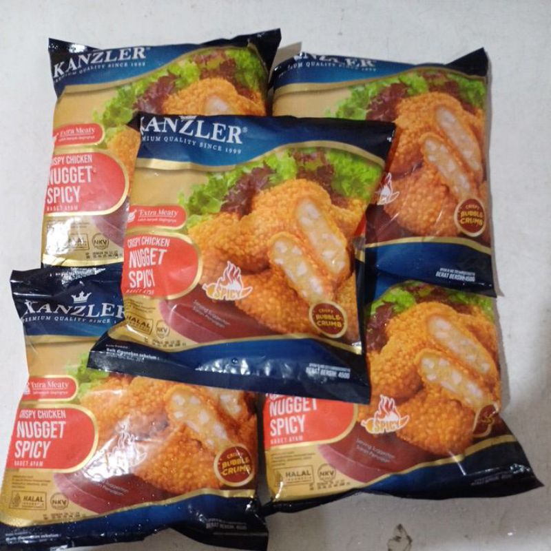 

Kanzler Crispy Nugget SPICY 450gr / Kanzler nugget ayam