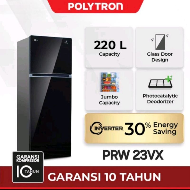 Lemari Es Polytron Inverter PRW 23 VX