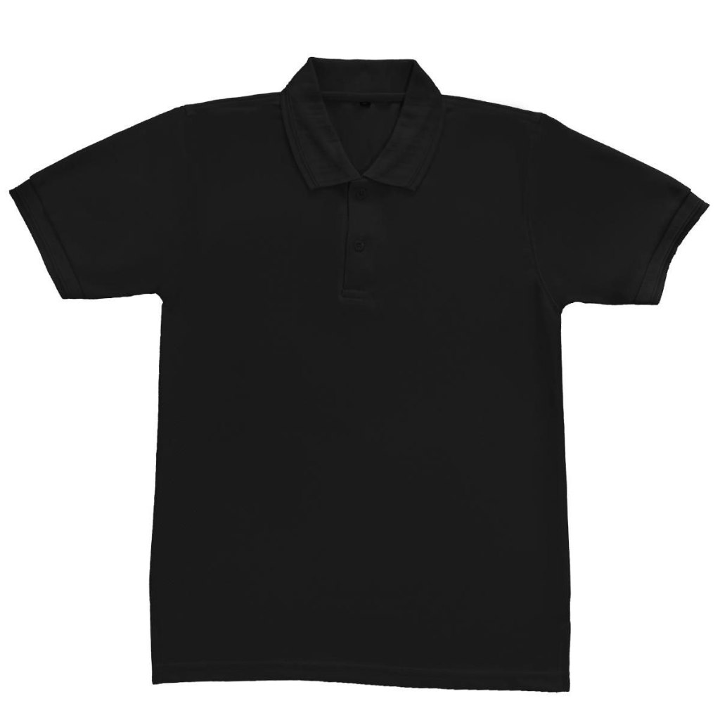 Kaos polos Polo Hitam poloshirt pria | kaos kerah pria polo Hitam