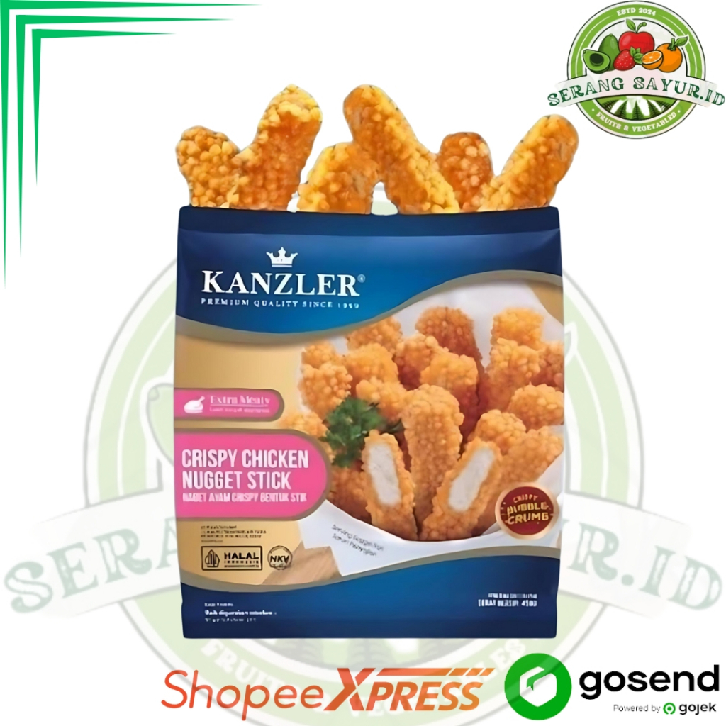 

KANZLER CRISPY CHICKEN NUGGET STICK 450 GR