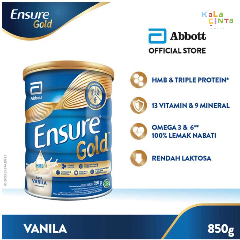 

Ensure Gold Vanila 800 Gram - Expired 02/2026