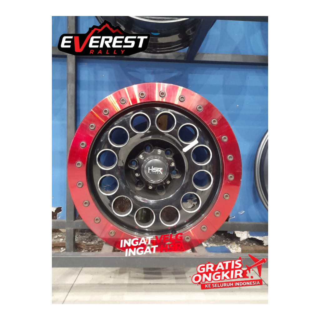 VELG RACING BEADLOCK, UNTUK MOBIL TRITON, HILUX RING 18  BAUT 6X139 VELG BESI