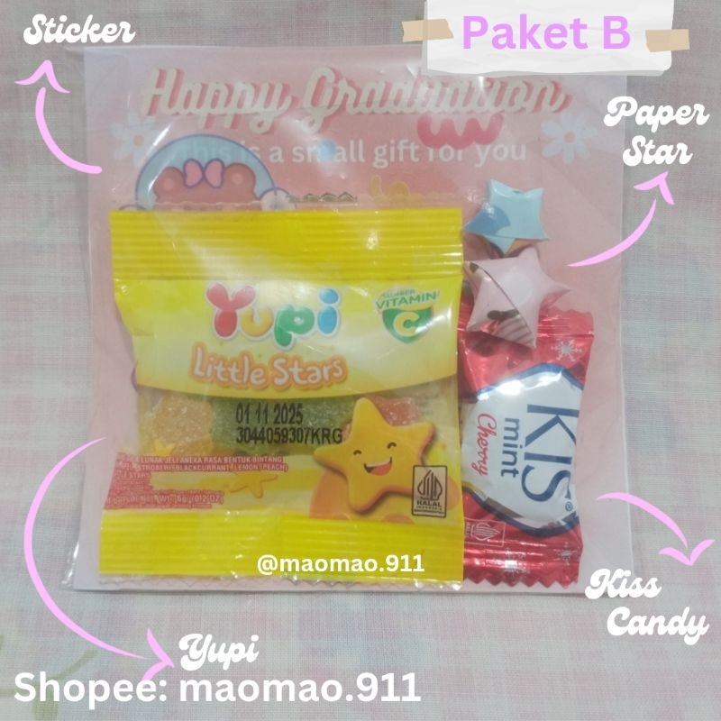 

Mini gift / Mini gift snack / Small gift / Graduation gift / Cute gift / Gift Ulang Tahun /