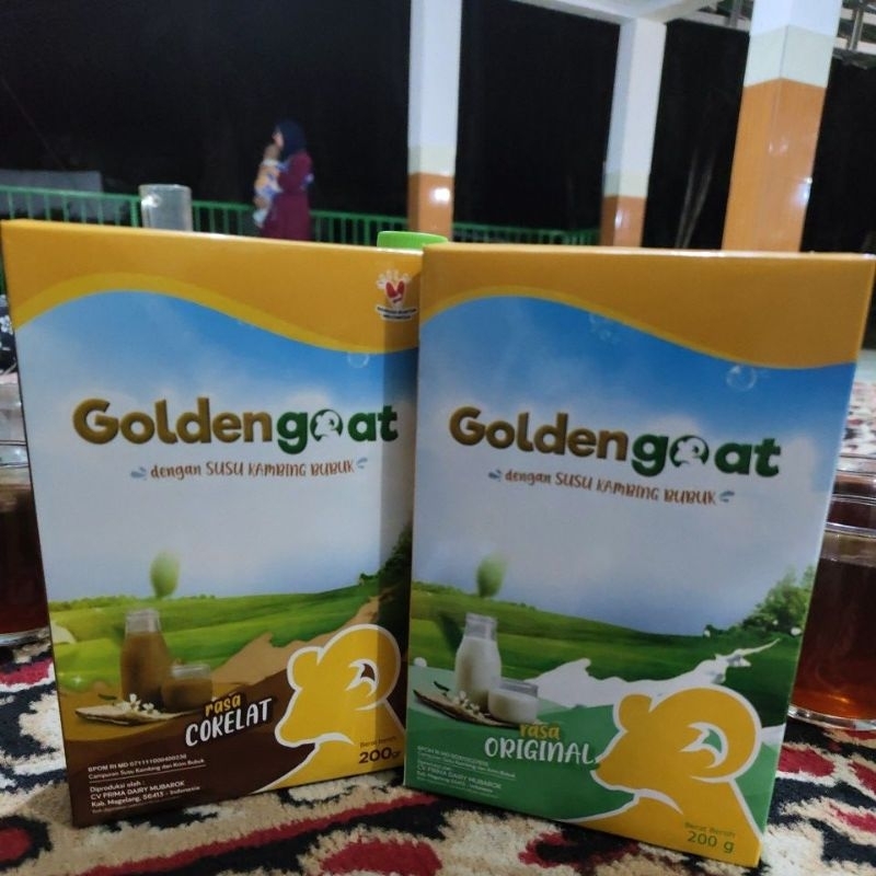 

Susu Kambing Etawa Goldengoat / Susu bubuk Golden Goat Etawa sehat produk Original made in Magelang