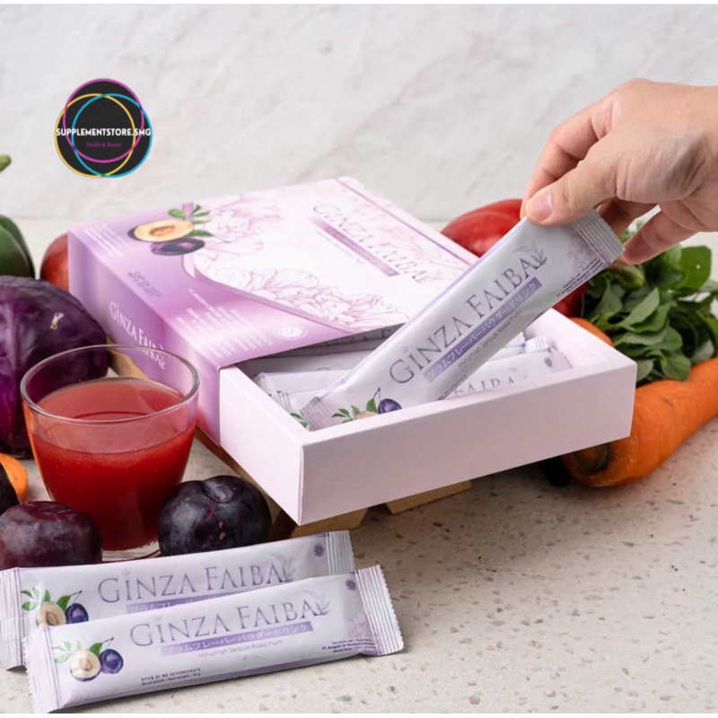 

(ECER 5 SACHET) GINZA FAIBA Slimming Detox Collagen Ginza Faiba (Semarang bisa Gosend)