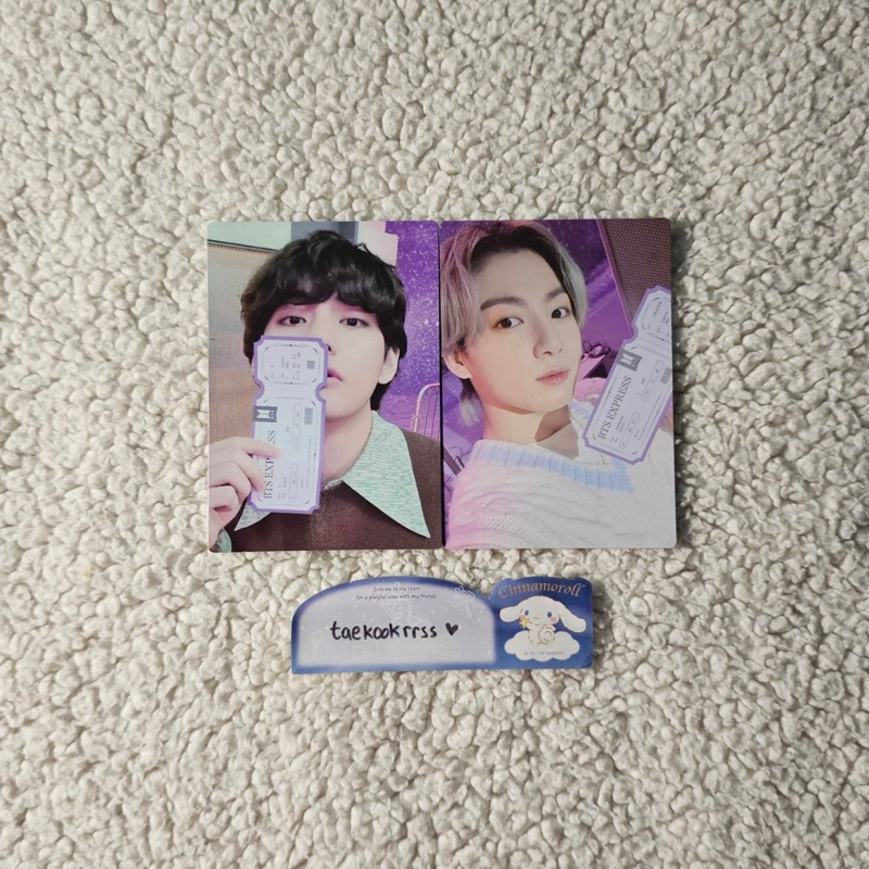 BTS 2021 Muster Sowoozoo Special Mini Photocard Taehyung & Jungkook (Taekook MPC) (Vkook MPC) (BTS S