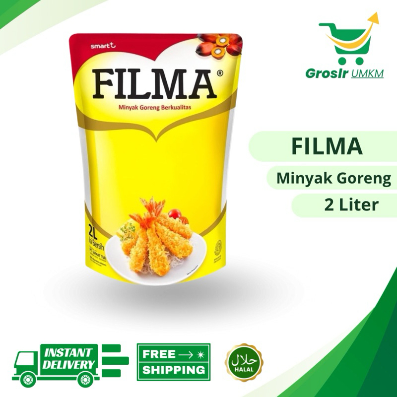 

Grosir UMKM - Minyak goreng Filma 2L | Minyak goreng Filma pouch refill 2L