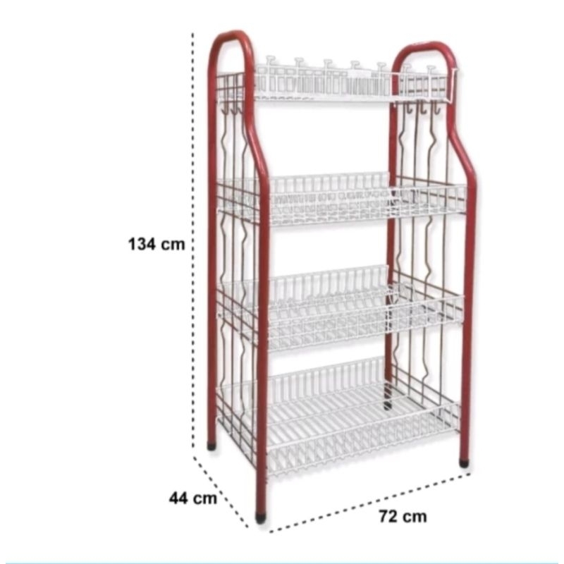 RAK PIRING MASTER 4 SUSUN RAK PIRING BESI 4 SUSUN MASTER