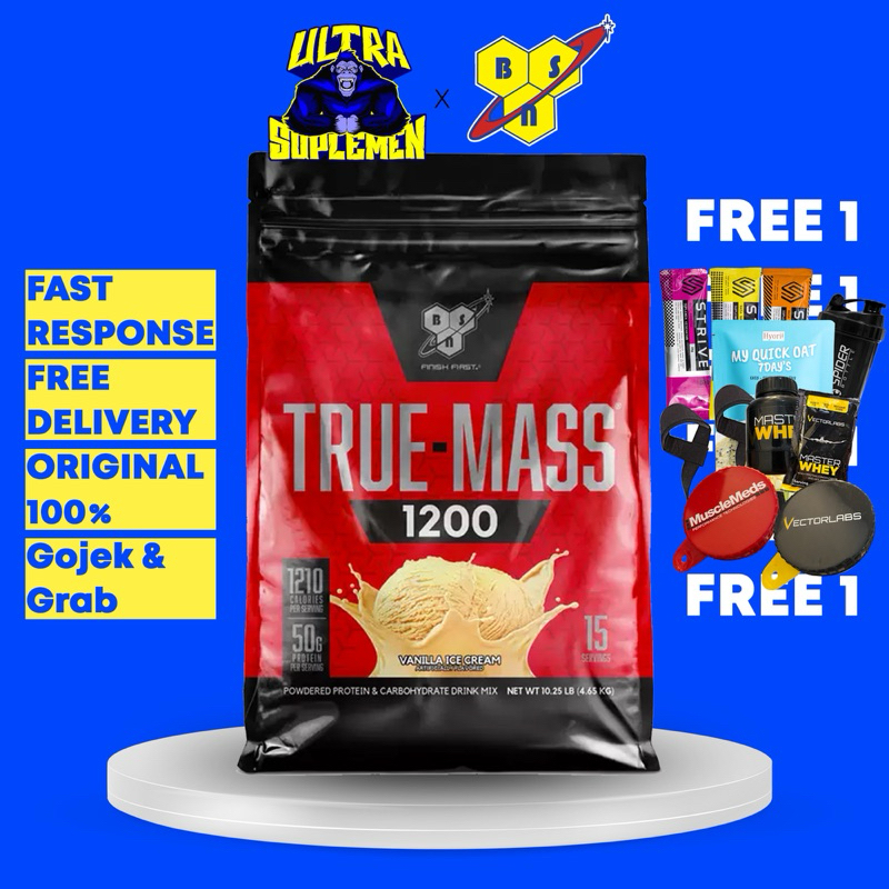 BSN TRUE MASS 1200 10lbs MASS GAINER