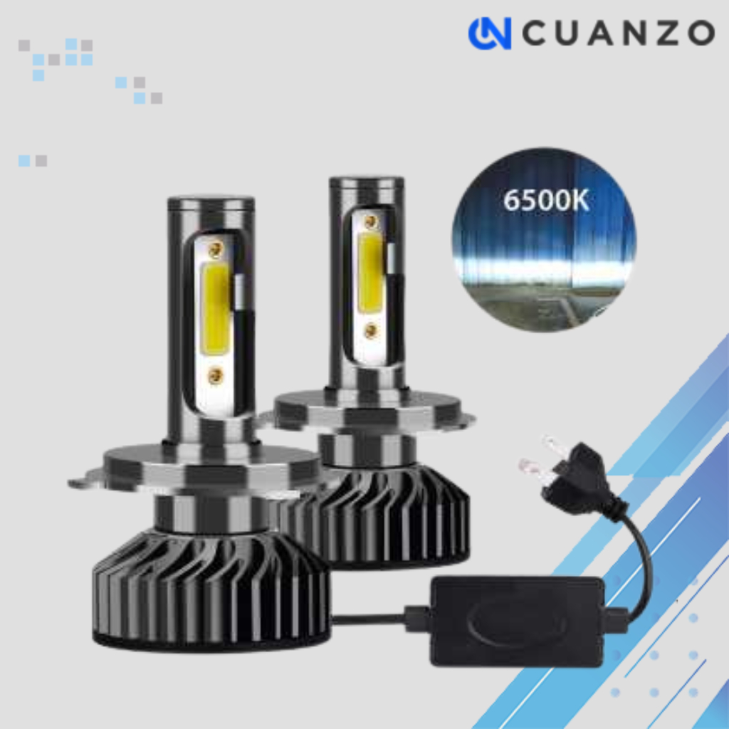 Lampu Depan Mobil Headlamp Foglamp H4 COB 72W Cool White 2PCS / Lampu Depan Utama Mobil Avanza Apv A