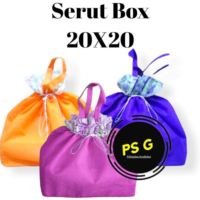 

Boom Tas box nasi hajatanspunbond serut 2x2isi 12pcs