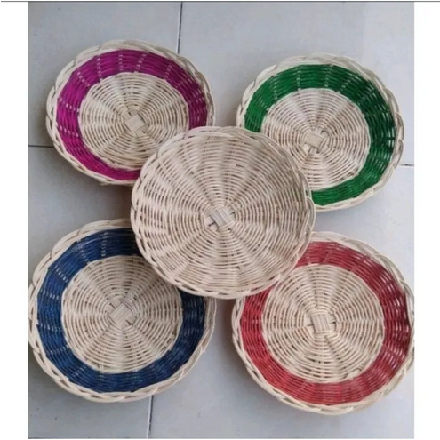 Piring rotan/ Piring ayaman rotan/ Piring Anyaman Rotan Asli Cantik Unik warna murah/Piring Anyaman(