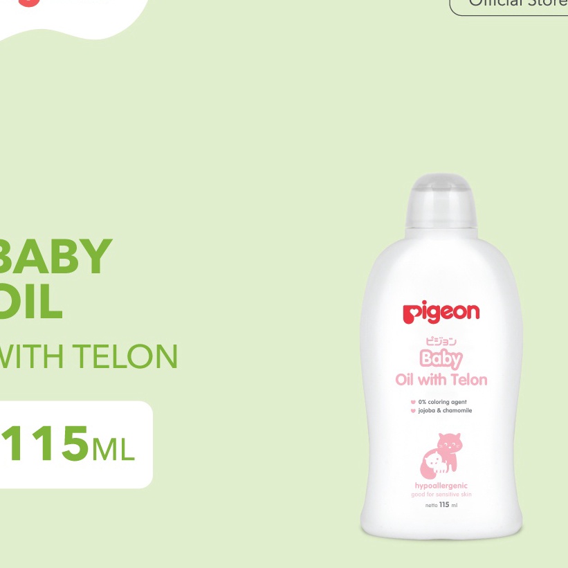 

berkualitas PIGEON Baby Oil With Telon 115Ml Minyak Telon