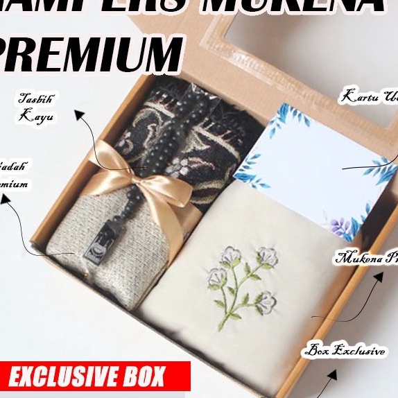 

FG2 Hampers Mukena Premium Kado Ulang Tahun Cewek Hampers Idul Fitri Kado Pernikahan Box Hampers Mukena Sajadah Mukena Travel Adem Silky Crepe Hampers Nikahan