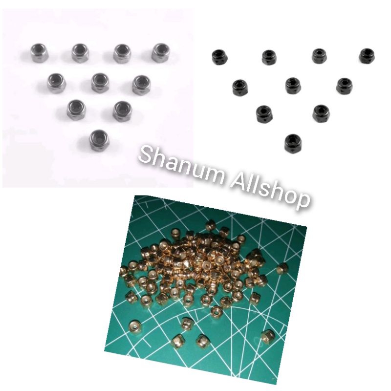 REP TAMIYA 94690 MINI 4WD 2MM LOCK NUT / NUT [ 10PCS ]