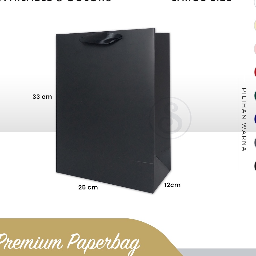 

Pilihan Premium Paper Bag Besar 2 uk 25 x 12 x 33 cm