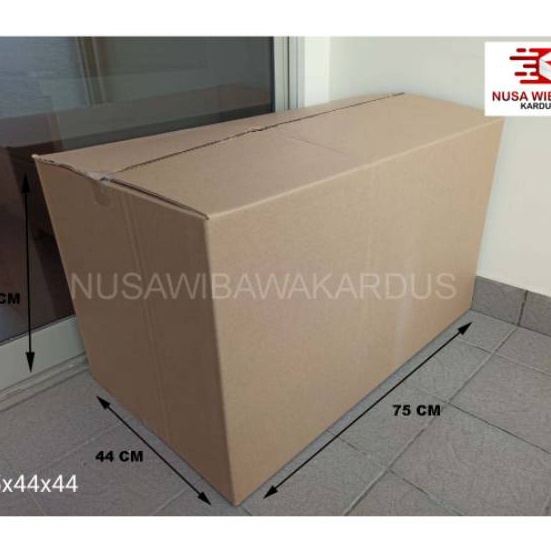 

Tawaran Kardus box packing polos 75x44x44cm murah kotak karton bagus