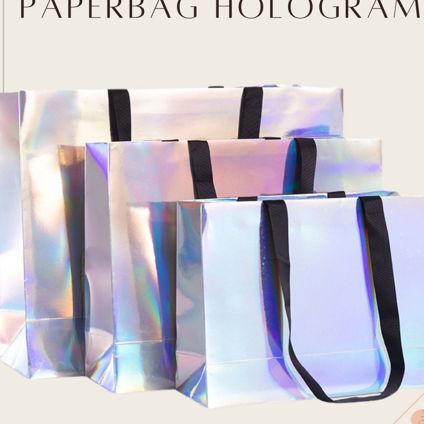 

KP8 RUMAH KRAVE Paperbag Hologram Tas Kantong Hadiah