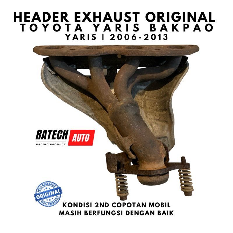 HEADER KNALPOT TOYOTA YARIS BAKPAO ORIGINAL-HEADER YARIS BAKPAO-HEADER VIOS ORIGINAL-HEADER YARIS-HE