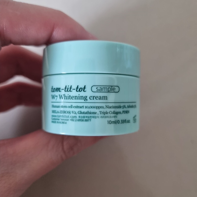Tom Tit Tot W7 Whitening Cream Sample 10ml | TomTitTot | Tom-Tit-Tot