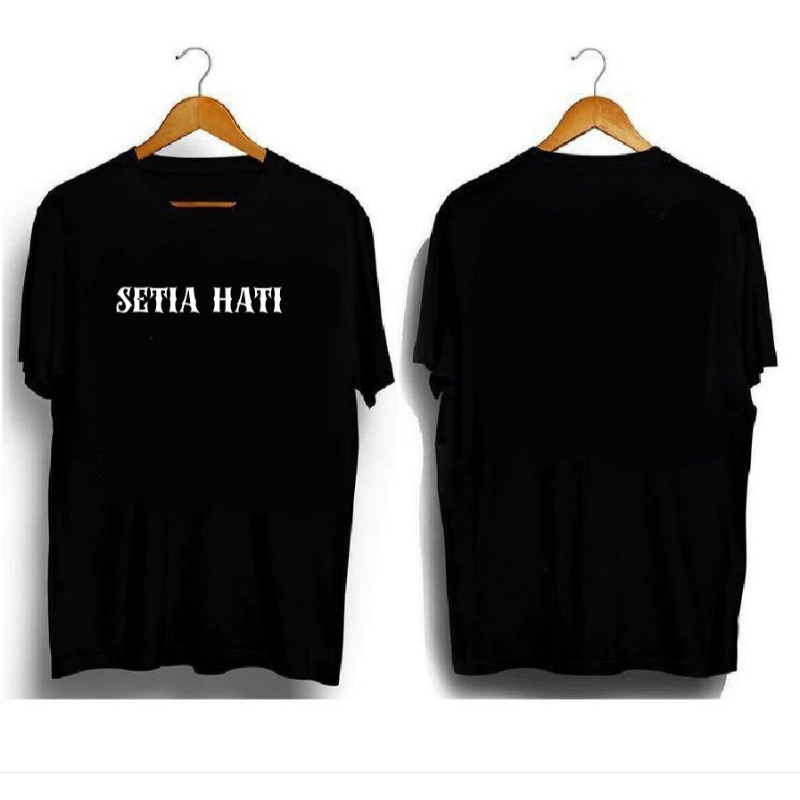 KAOS T-SHIRT SETIA HATI PSHT//KAOS PSHT SATU HATI