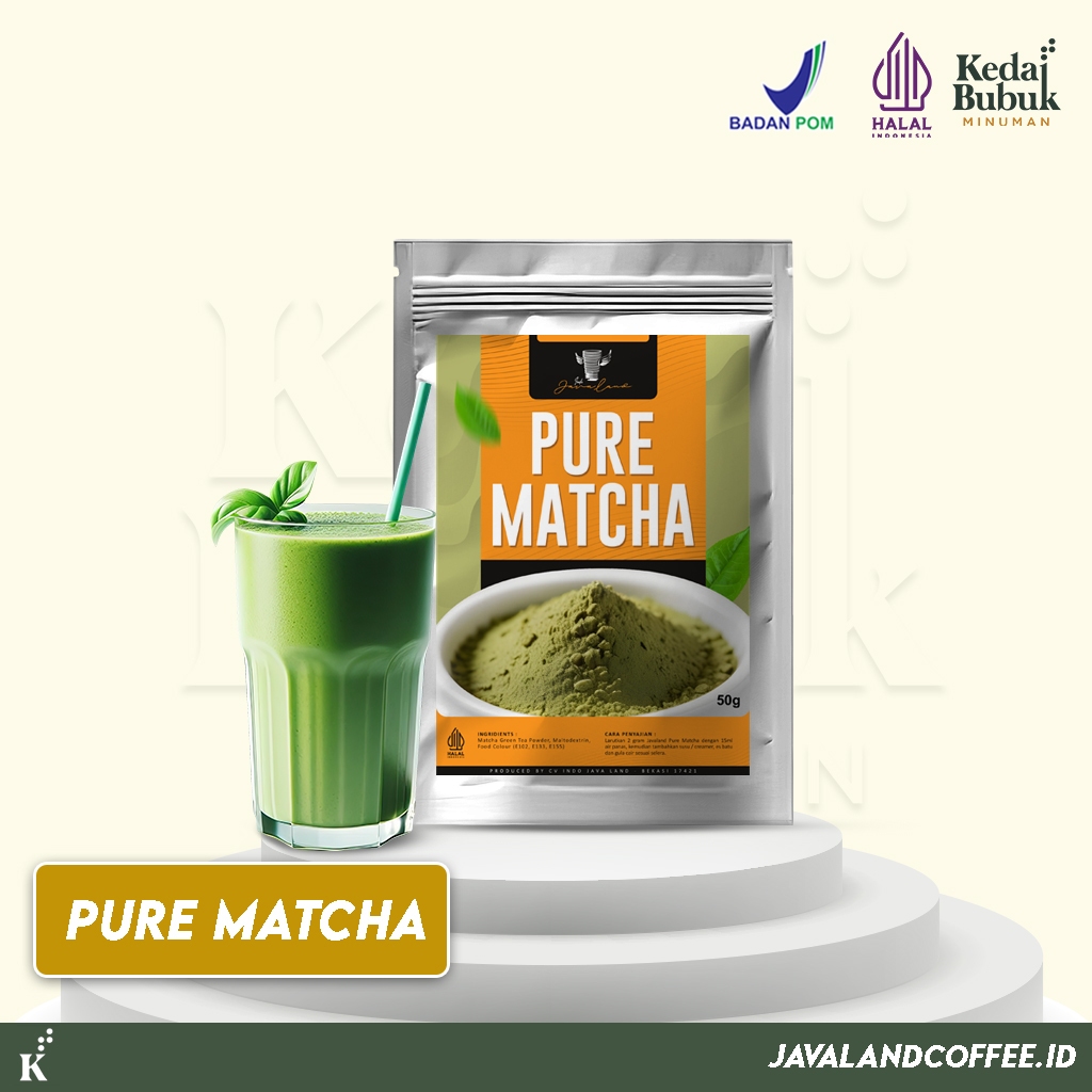 

Javaland Pure Matcha Powder / Bubuk Matcha Murni 50 gram