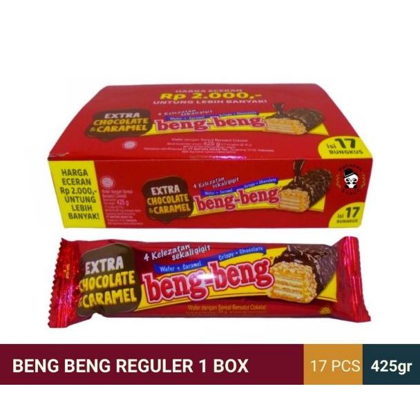 

Beng Beng Extra Chocolate Caramels 1 dus isi 17 @25gram