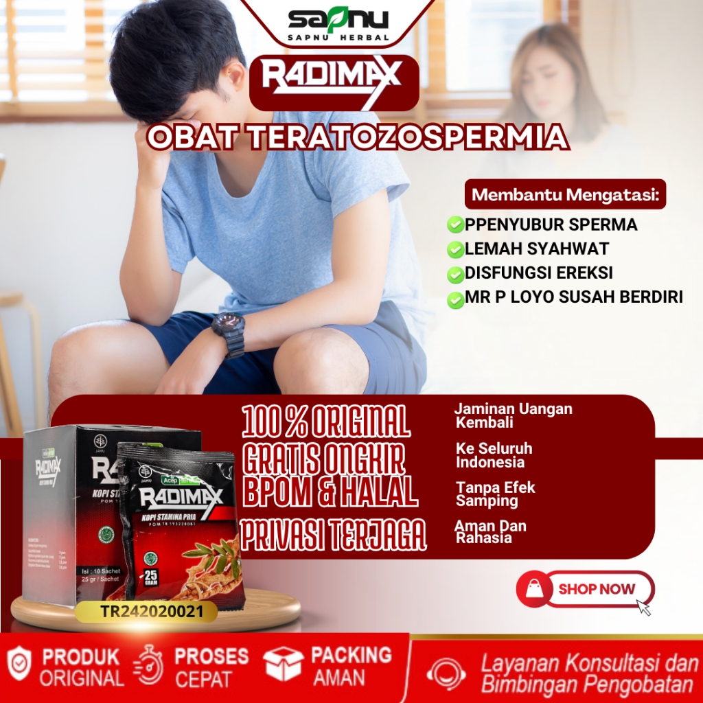 Obat Teratozoospermia, Kelainan Pada Sperma, Bentuk Sperma Tidak Normal, Sperma Rusak, Sperma Kosong