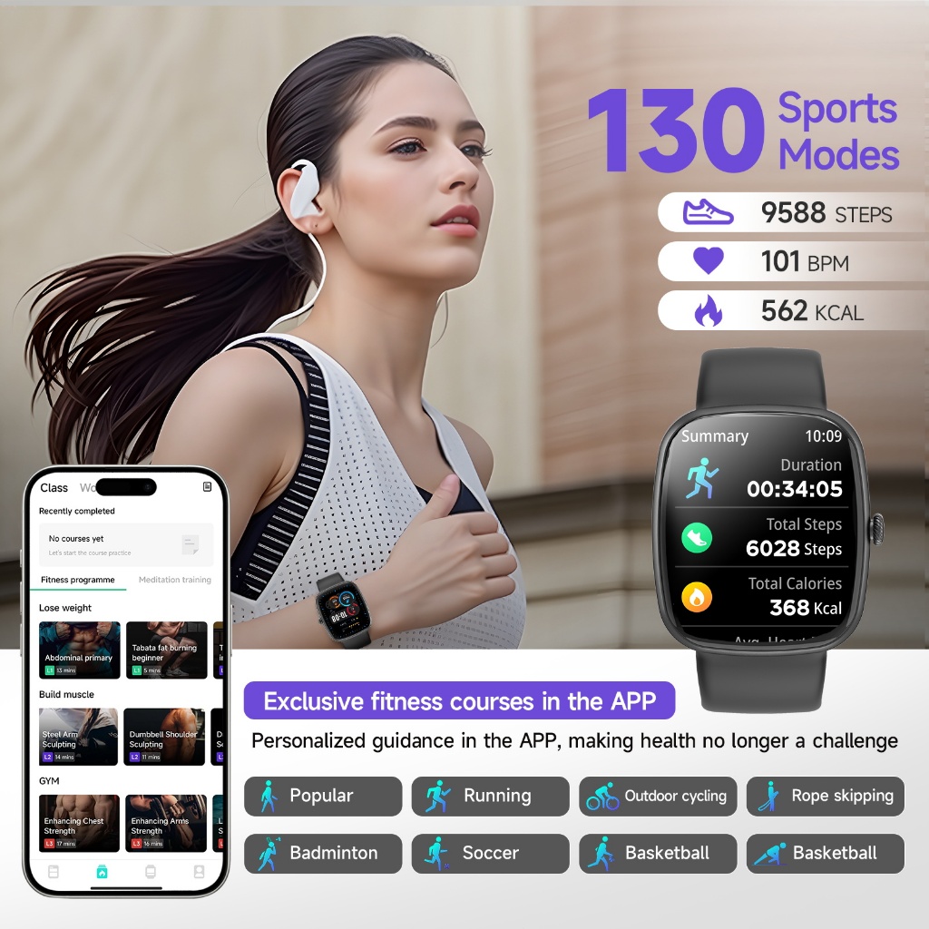 NEW BEST DEALS SKMEI B510 SMARTWATCH 1.83INCI TOUCHSCREEN JAM TANGAN PRIA IP67 WATERPROOF SMARTWATCH