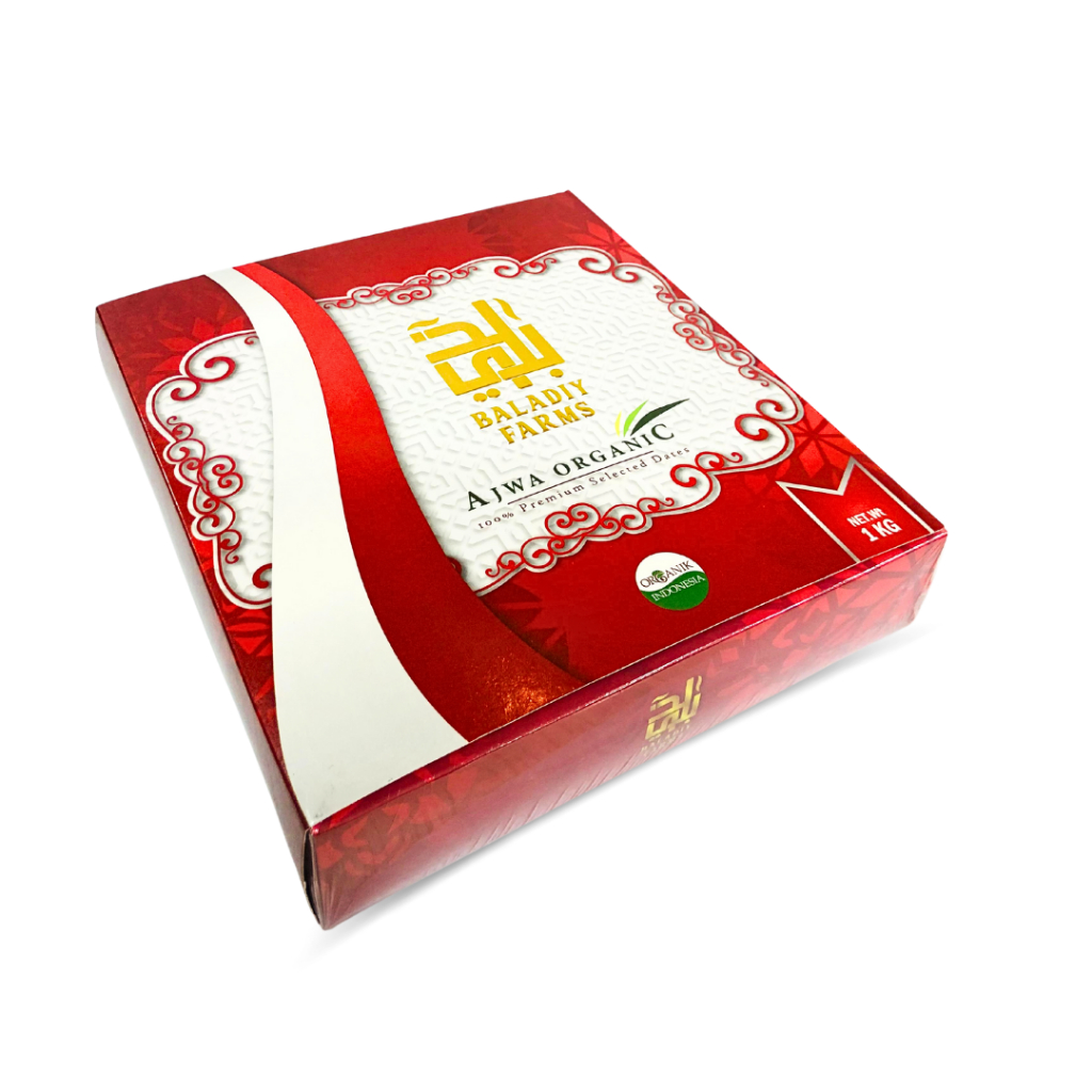 

Ajwa Organik 1Kg 100% Premium Selected Dates - Baladiy Farms | Kurma Ajwa Madinah - Kurma Nabi Ajwah