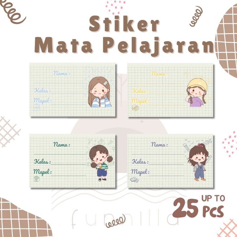 

LABEL MATA PELAJARAN |stiker mata pelajaran|label nama aesthetic |label cute