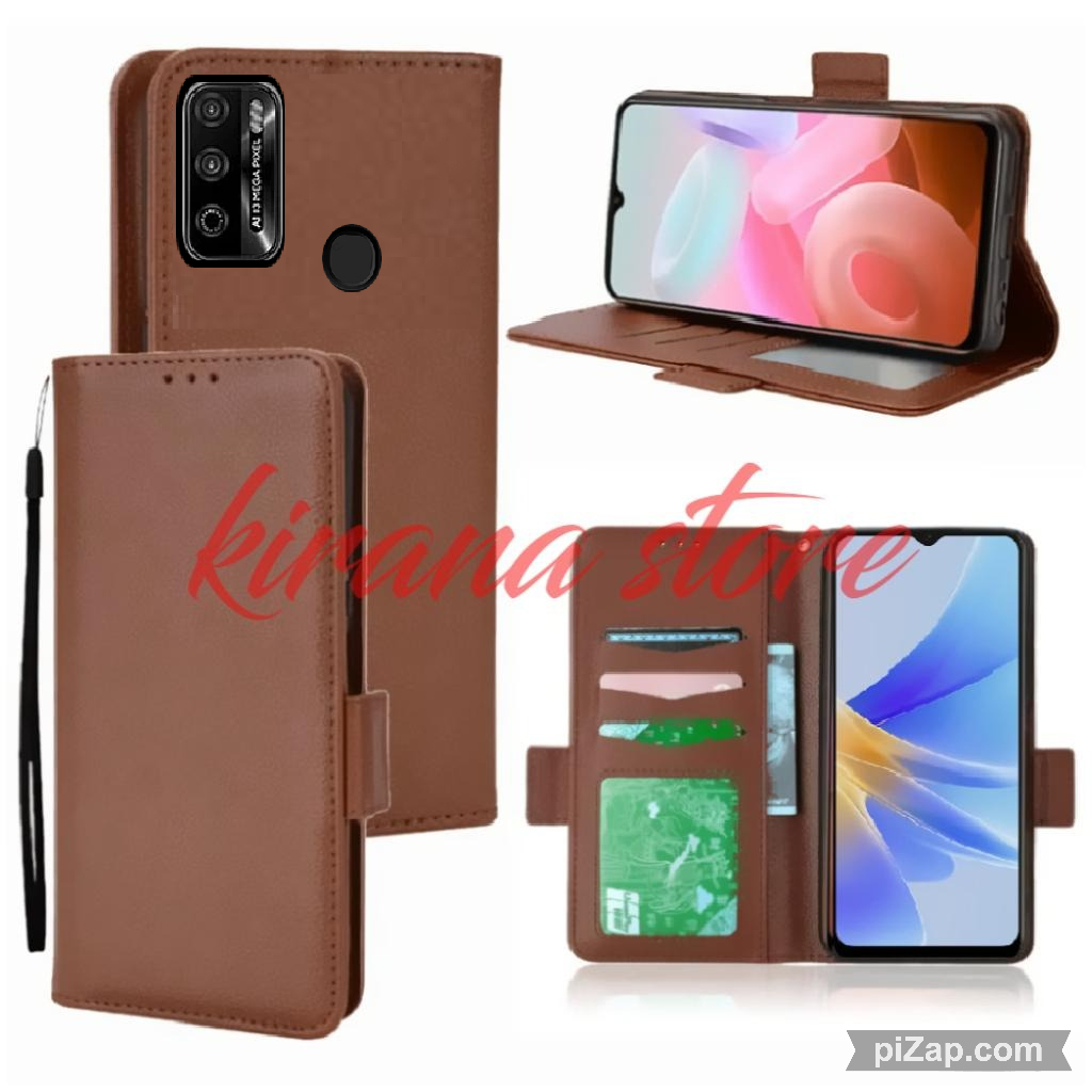 Case Dompet Hp Infinix Hot 9 Play Case Dompet Casing HP Flip Kulit Case Wallet Leather Cover
